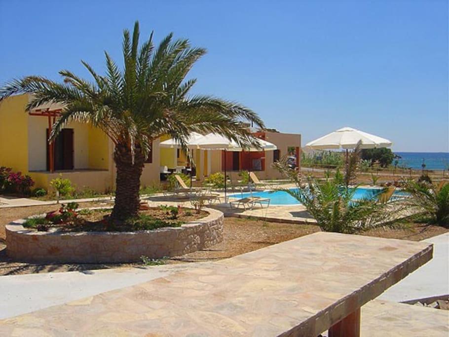 Studio At Beautiful Beach Kouremenos Apartment Anevato Екстериор снимка